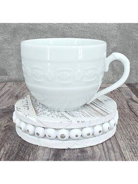 Waterford Grafton Street Tea Cup Limoges France White Floral Dainty Collectible